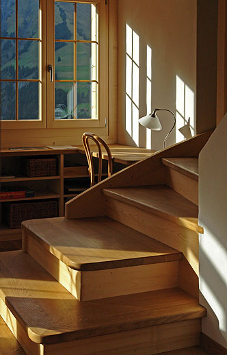 Working table and stairs